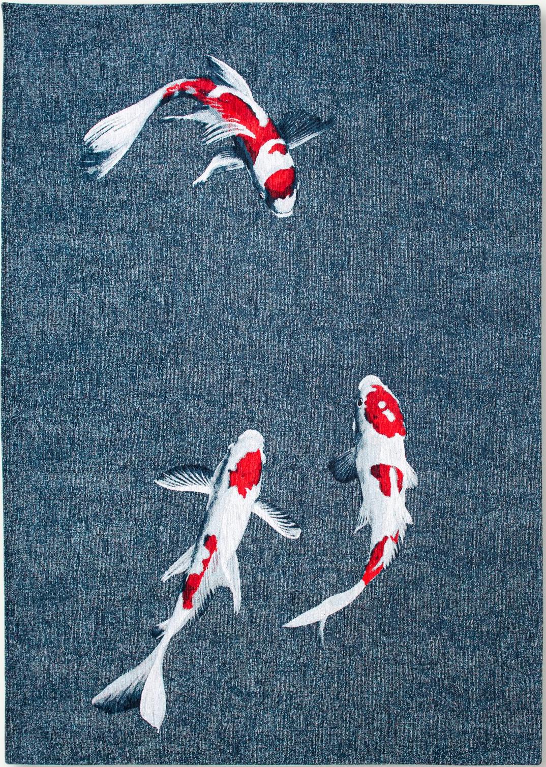 Japanese Pond Modern Rug