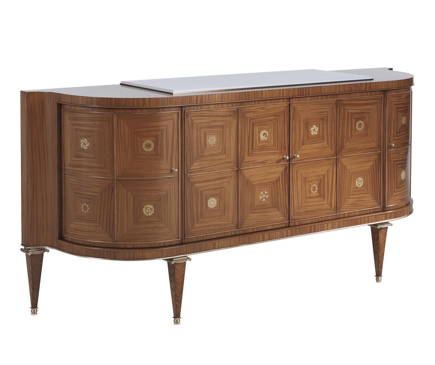 Curved Wooden Sideboard