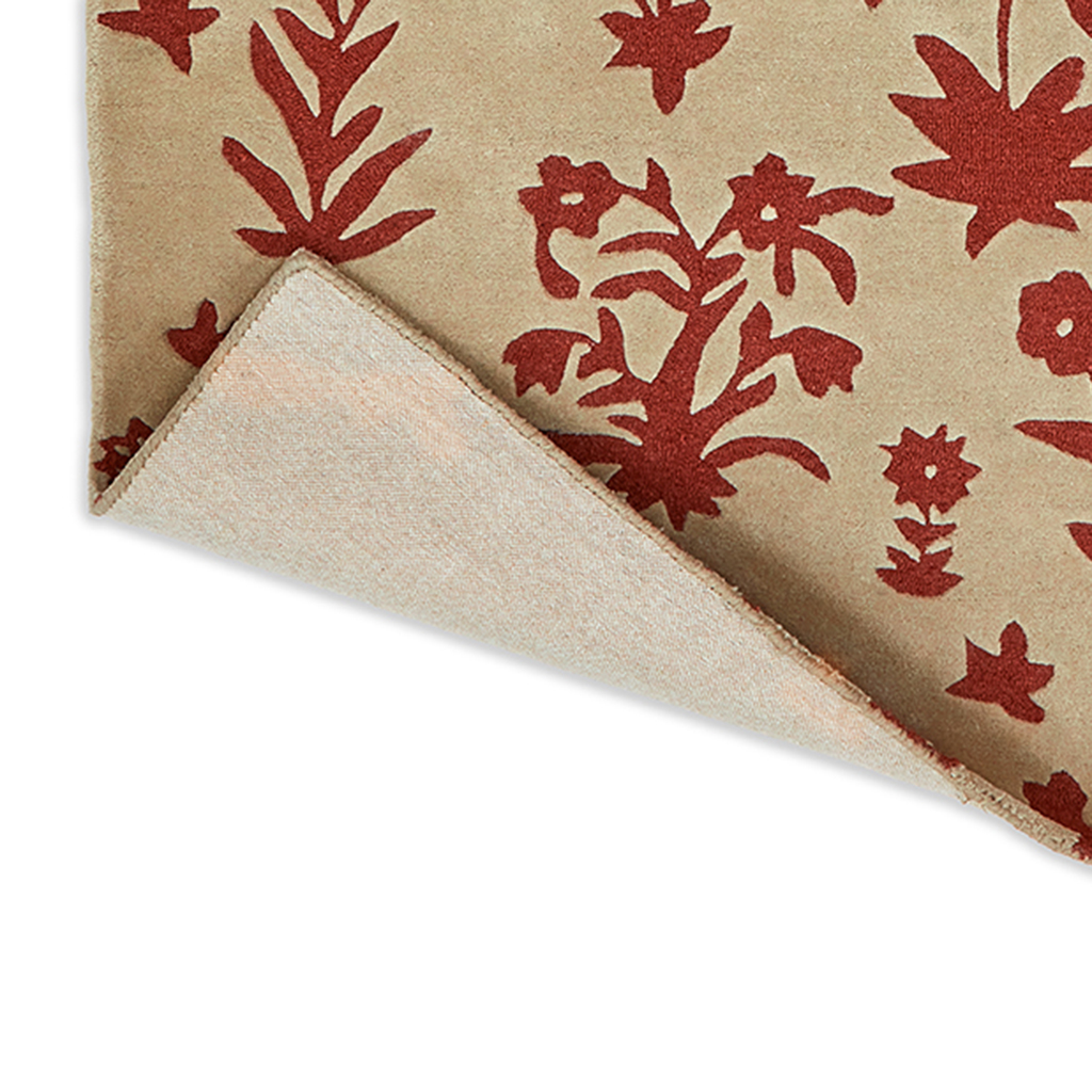 Woodland Glade Linen / Russet Rug