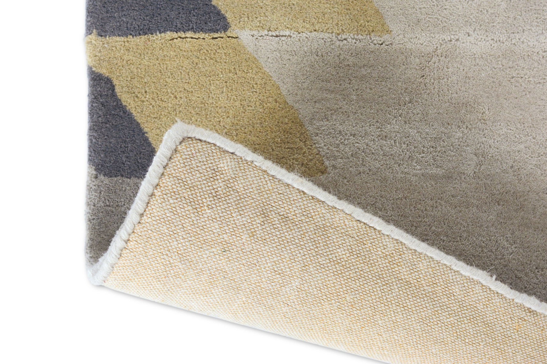 Geometric Multicolour Wool Rug