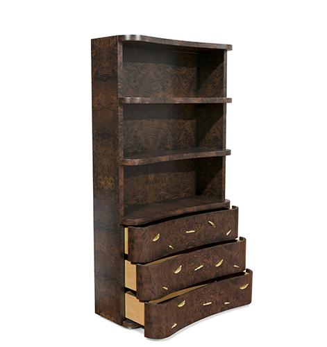 Designer Wood Bookcase