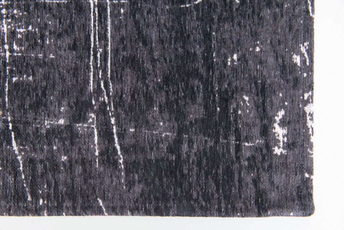 Black & White Flatwoven Belgian Rug ☞ Size: 7' 7" x 11' (230 x 330 cm)