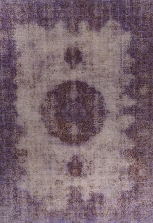 Lilac Hand Woven Vintage Rug