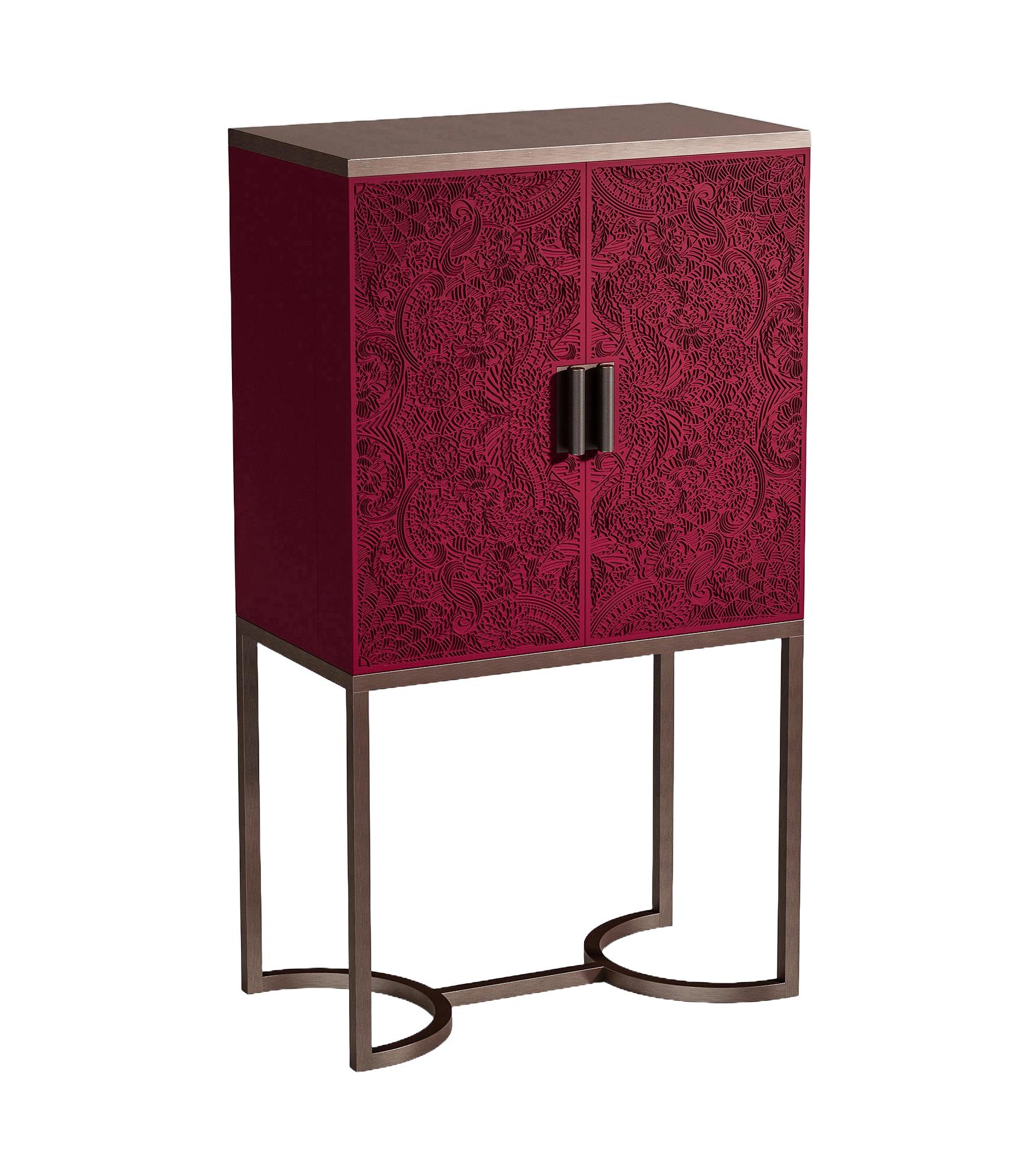 Red Bar Cabinet Italy