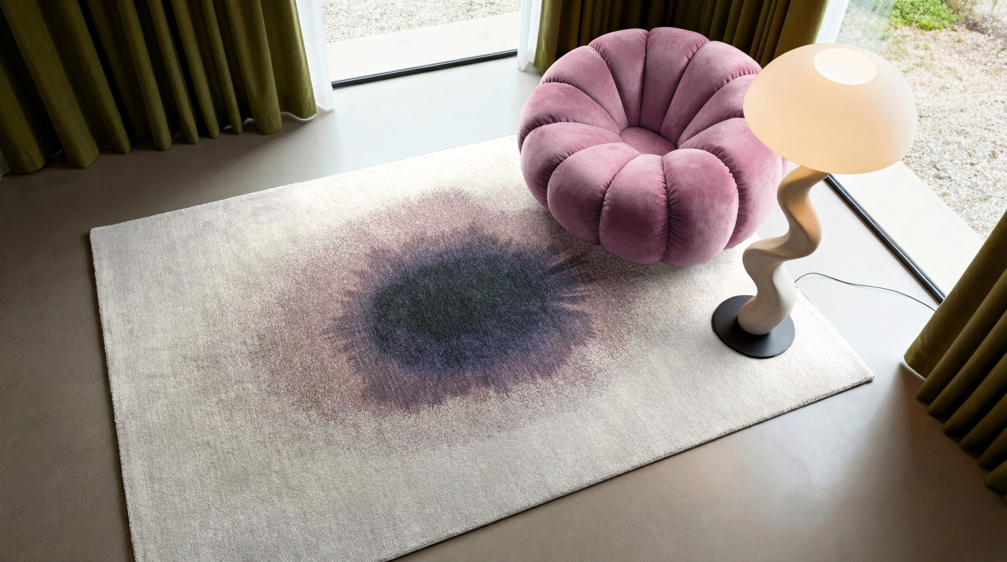 Purple Smoke Rug