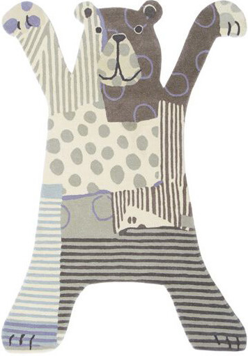 Kids Bear Handmade Rug | Size: 2' 9