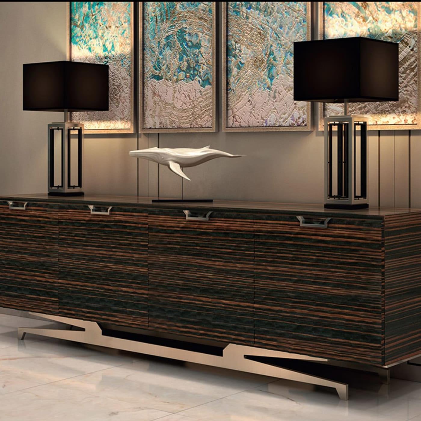 Wall Street Italian Sideboard | Finishing: Glossy Veneer | Dimensions: W 187 x D 53 x H 78 cm