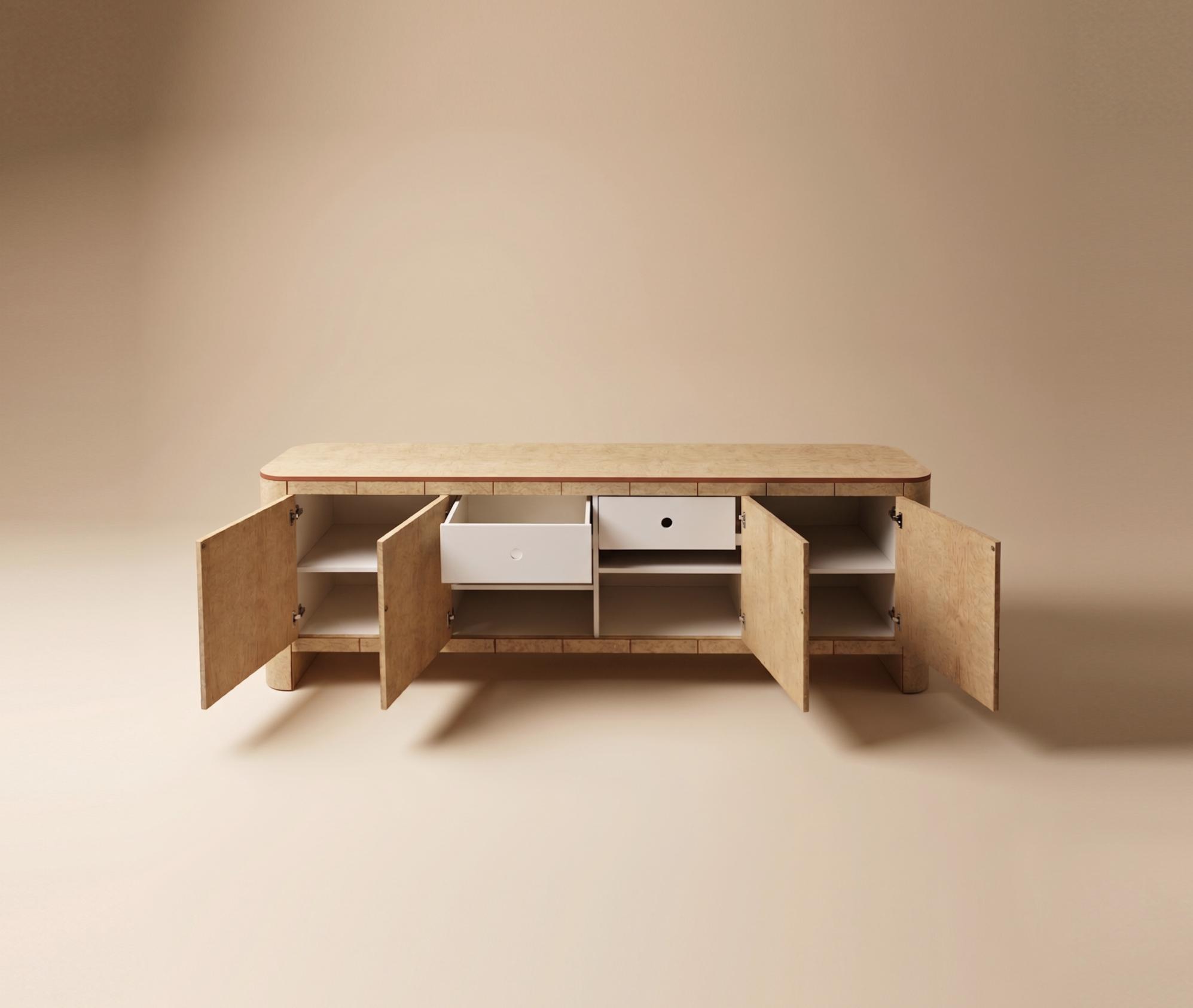 Soft Cage Oak Sideboard