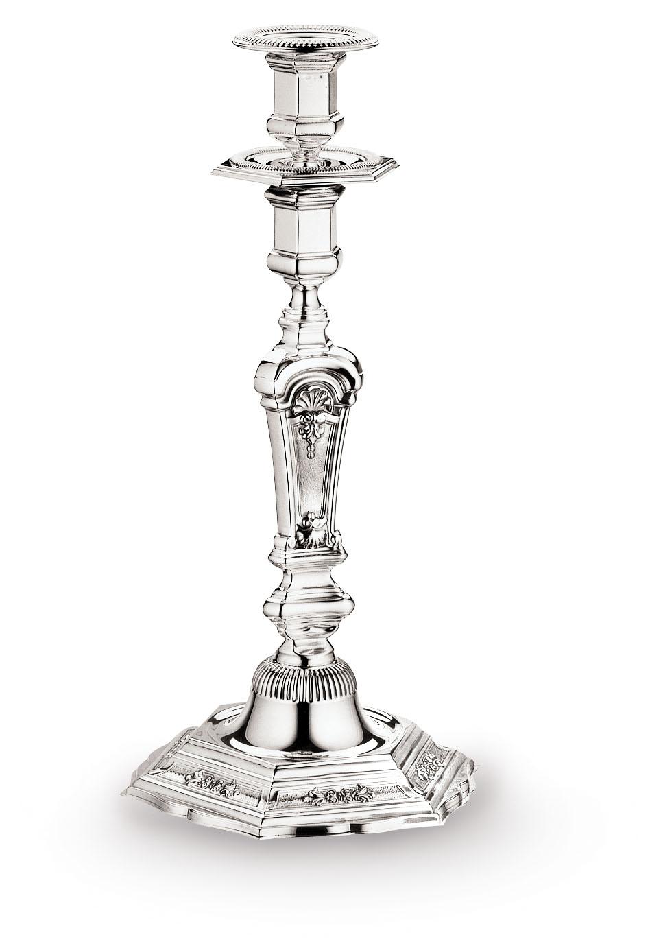 Silver Hexagonal Candlestick