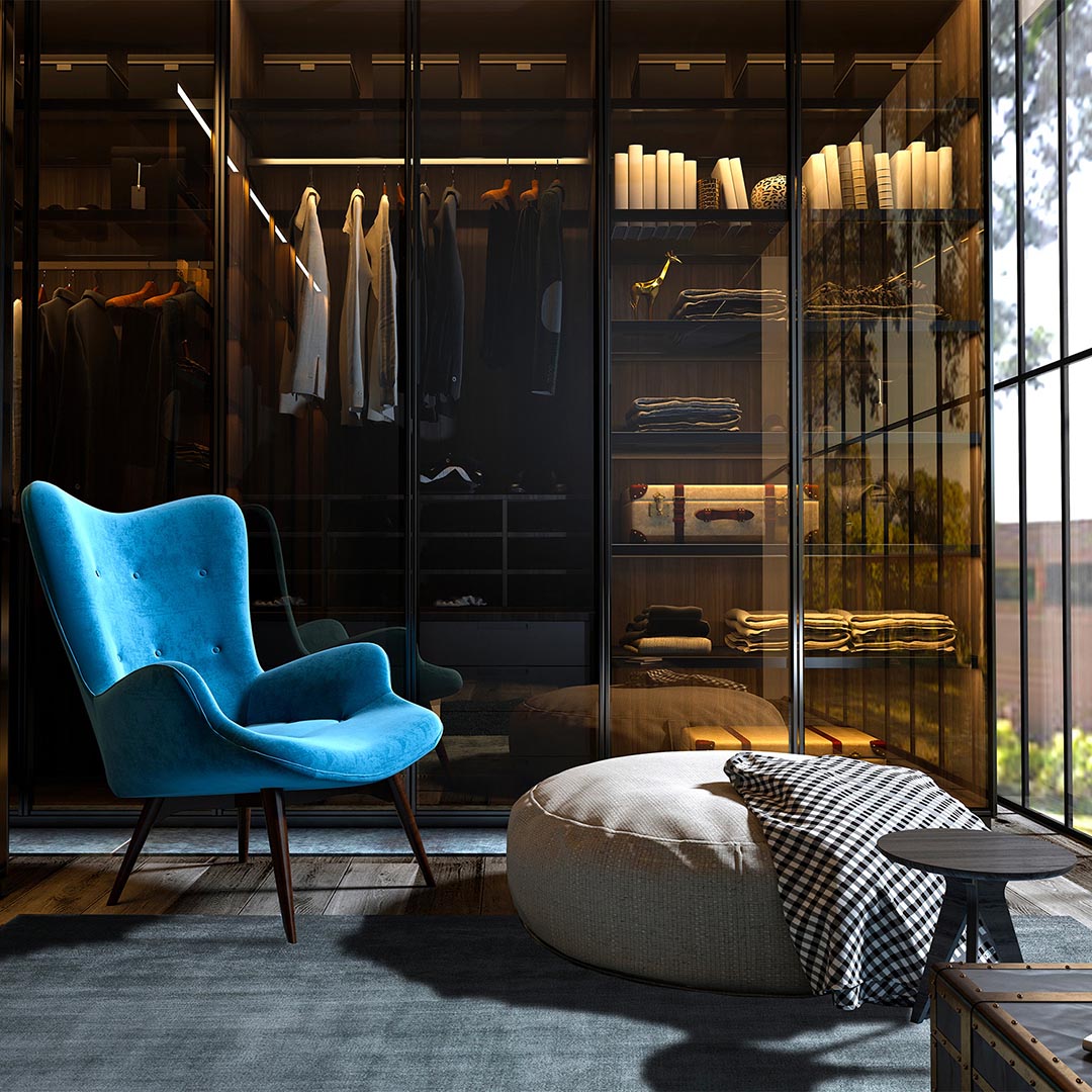Luce Blue Rug