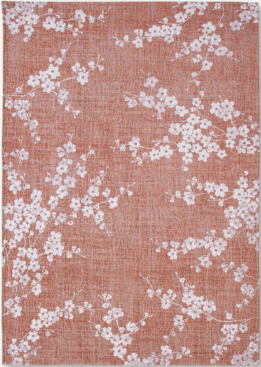 Copper Pink Modern Rug ☞ Size: 6' 7" x 9' 2" (200 x 280 cm)
