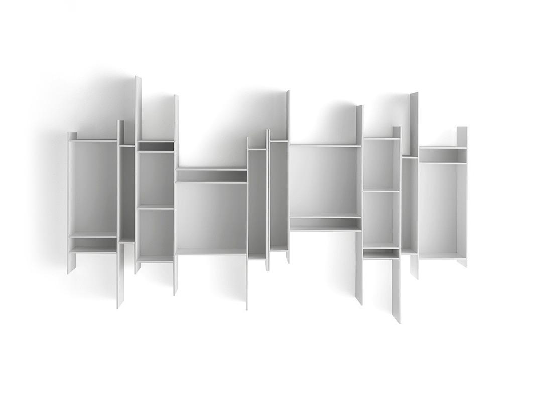 Randomito Exquisite Bookcase ☞ Color: Matt Lacquered White X042