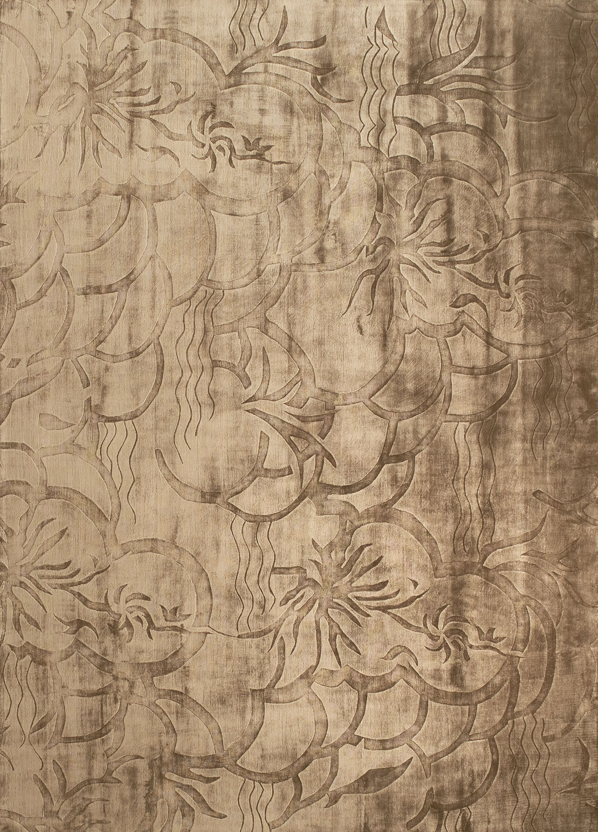 Croquis Beige Handmade Luxury Rug