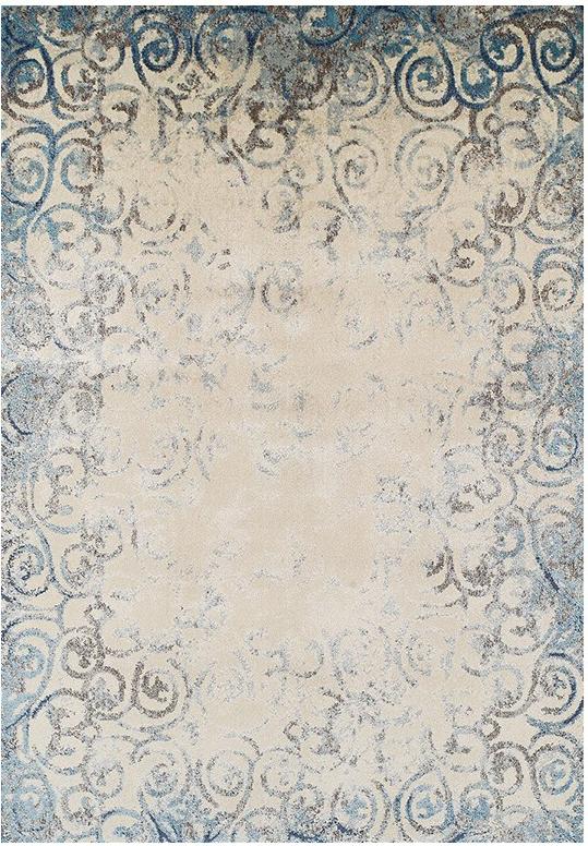 Antique Blue / Beige Rug