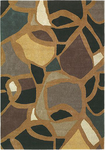 Xian Mosaic Handmade Rug ☞ Size: 4' x 6' (120 x 180 cm)