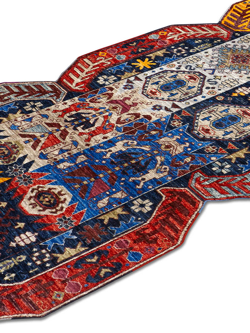 Multishape Hand-Woven Rug