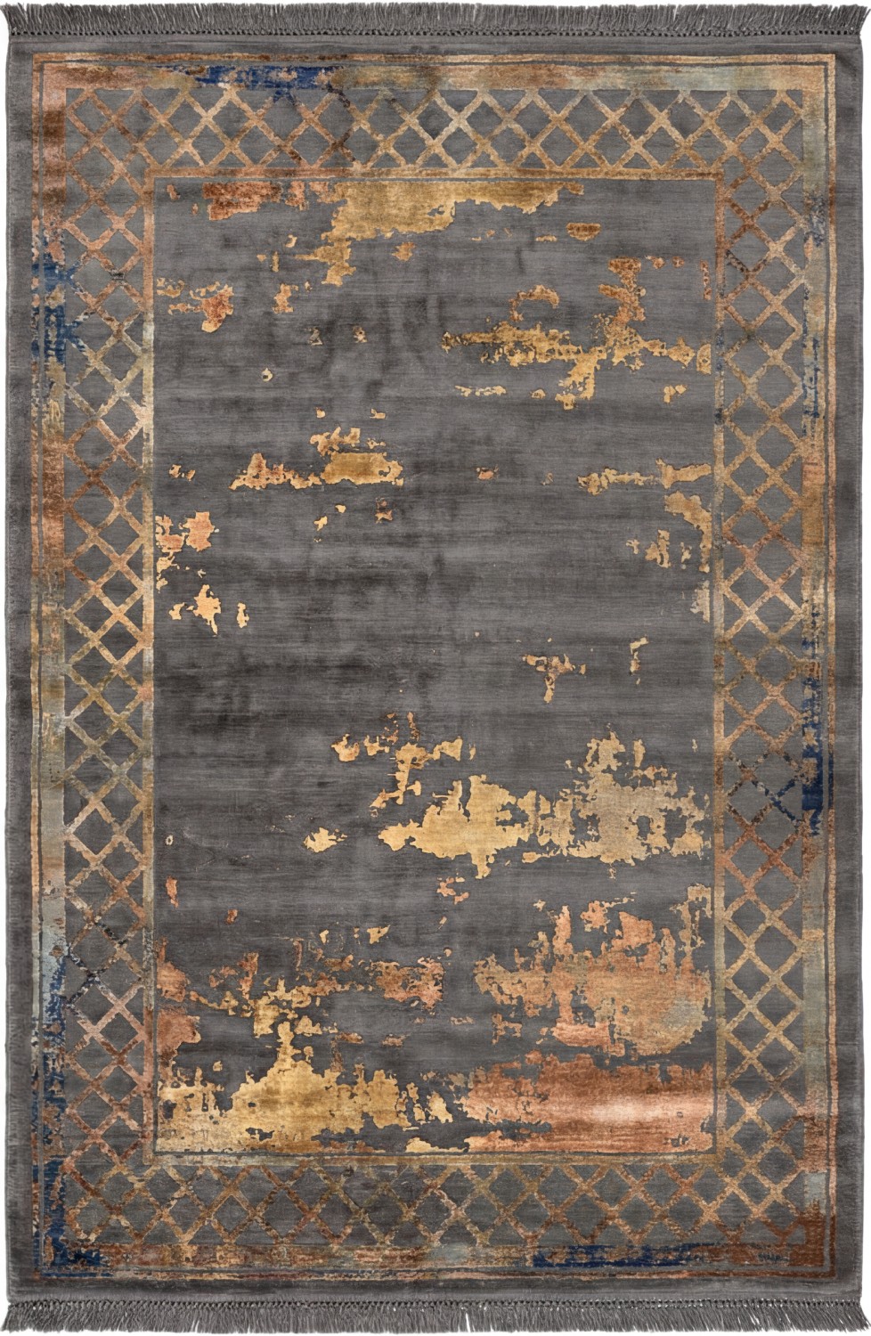Aged Manuscript Heritage Rug