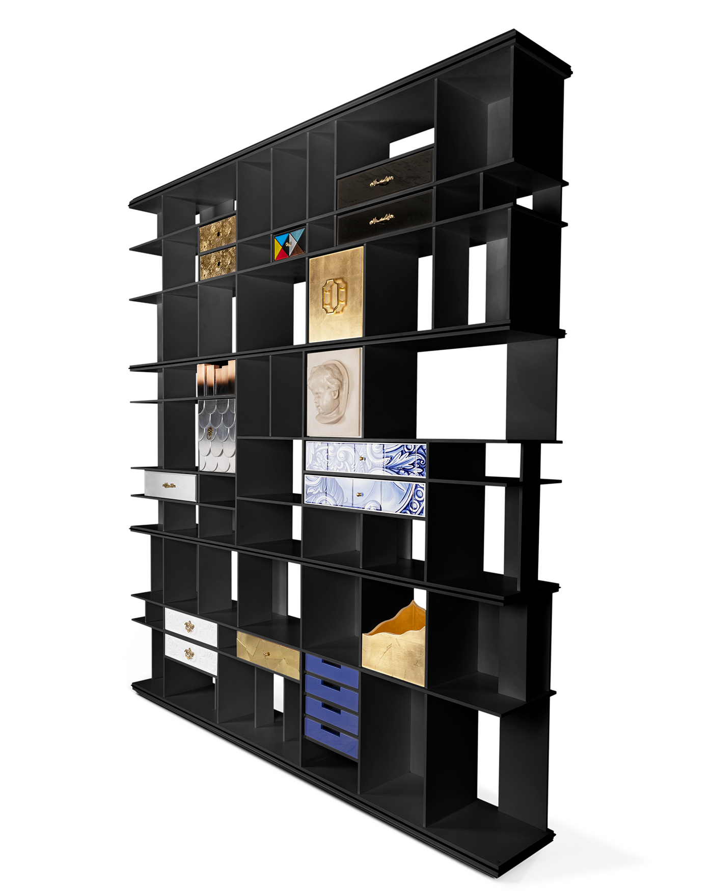 Curator Black Bookcase