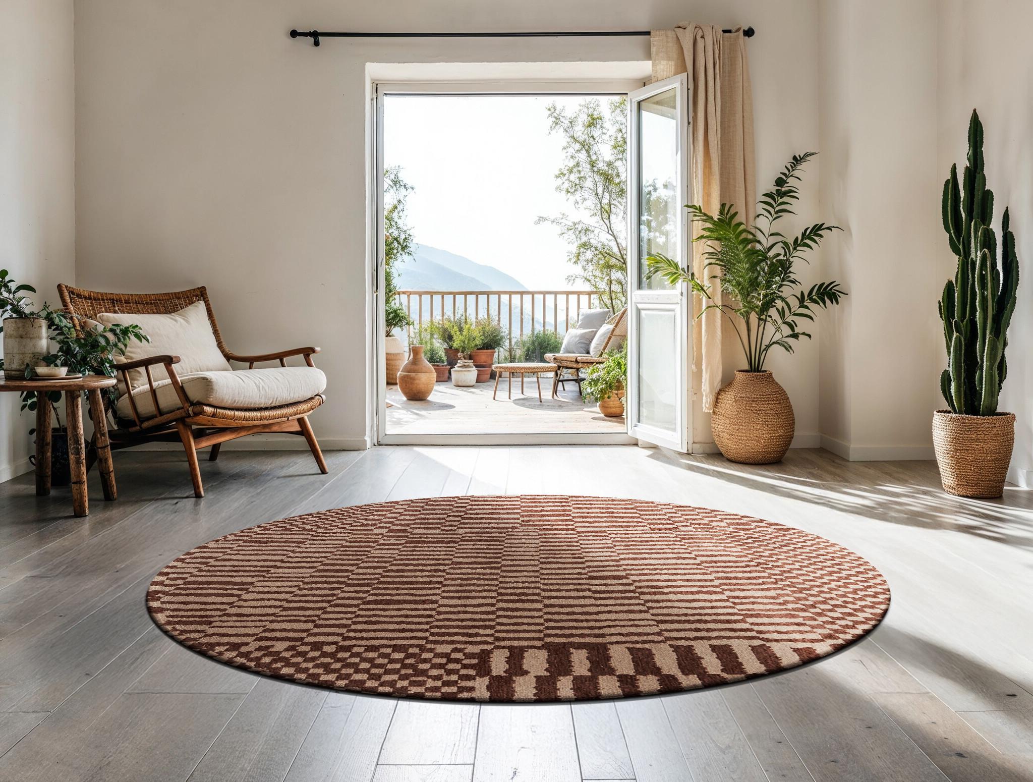 Ksar Round Rug
