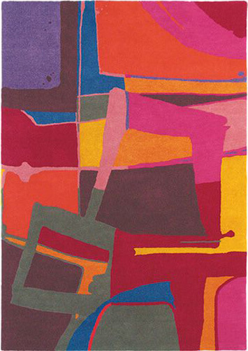 Estella Paint Handmade Rug | Size: 5' 3