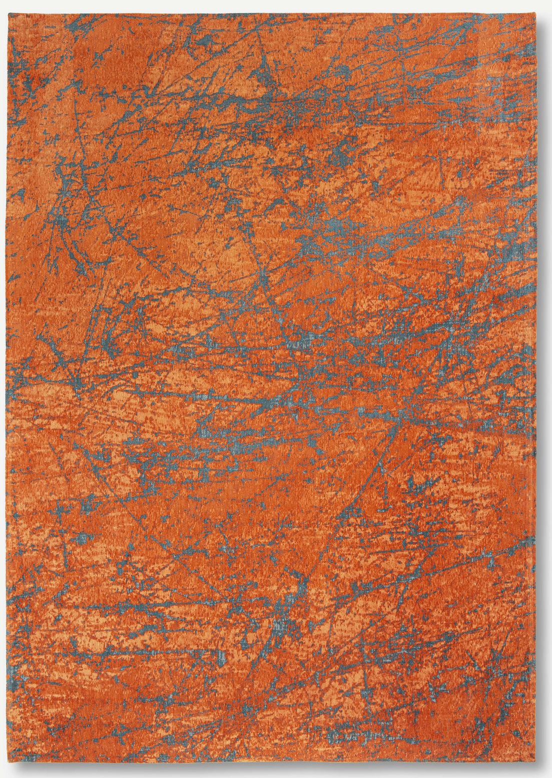 Art Orange Belgian Rug ☞ Size: 6' 7" x 9' 2" (200 x 280 cm)