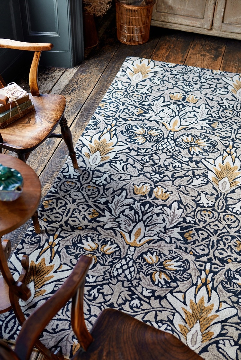 Designer Indigo Handtufted Rug