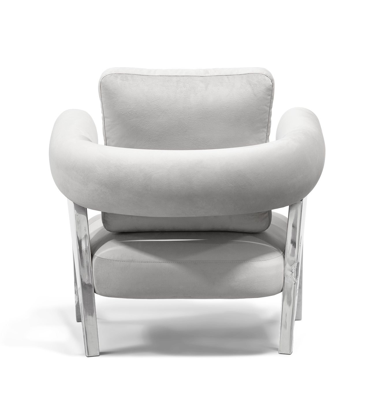 Enigma Silver Armchair