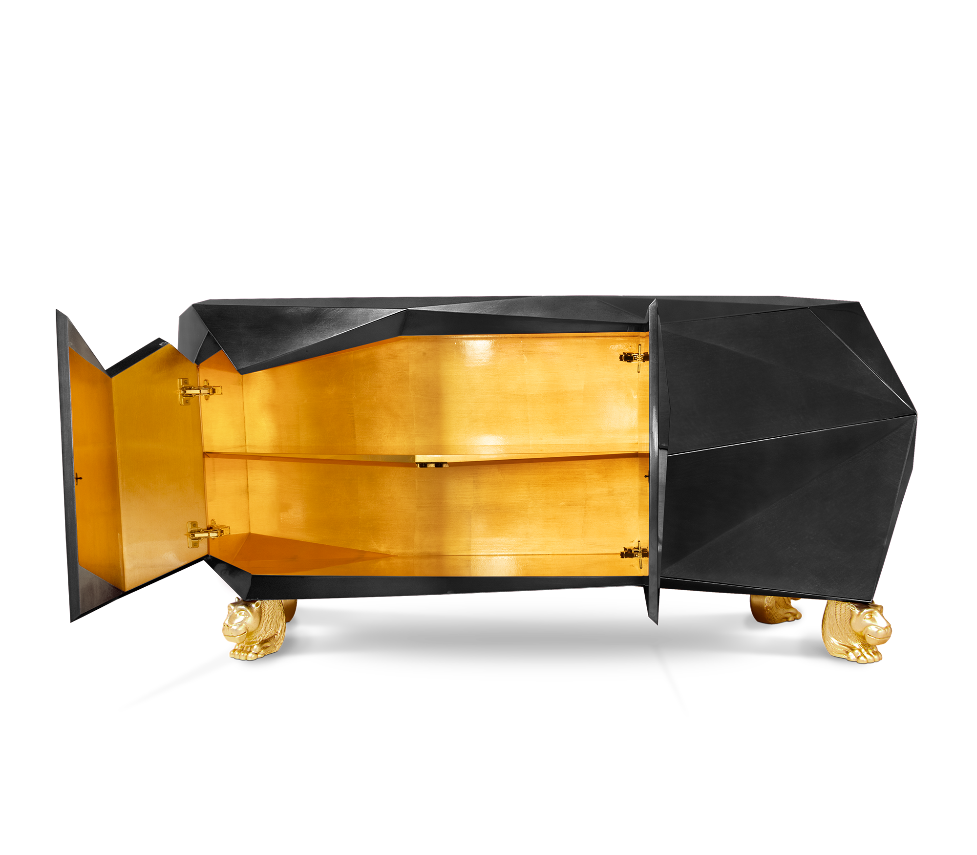 Prism Black Sideboard