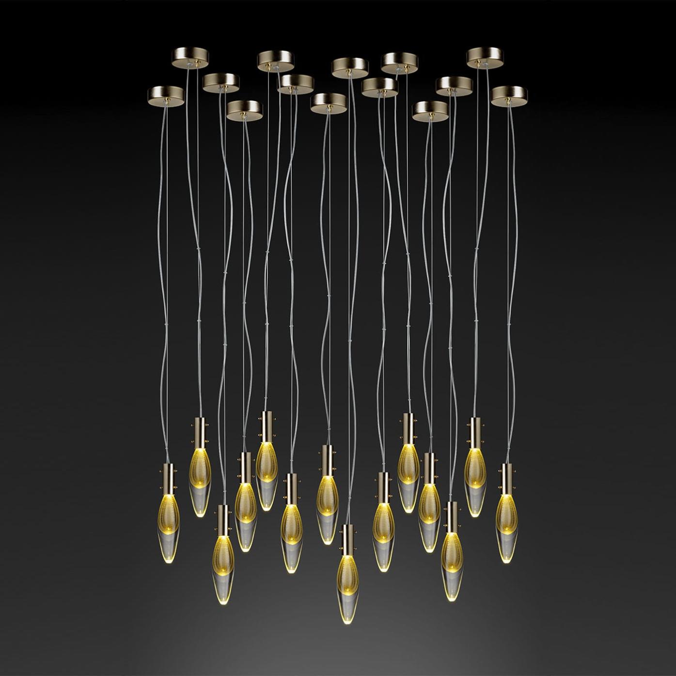 Murano Drops 14-Light Pendant