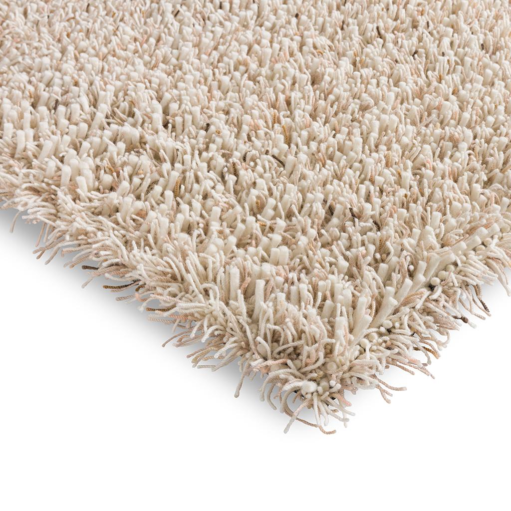 Beige Fluffy Shag Rug