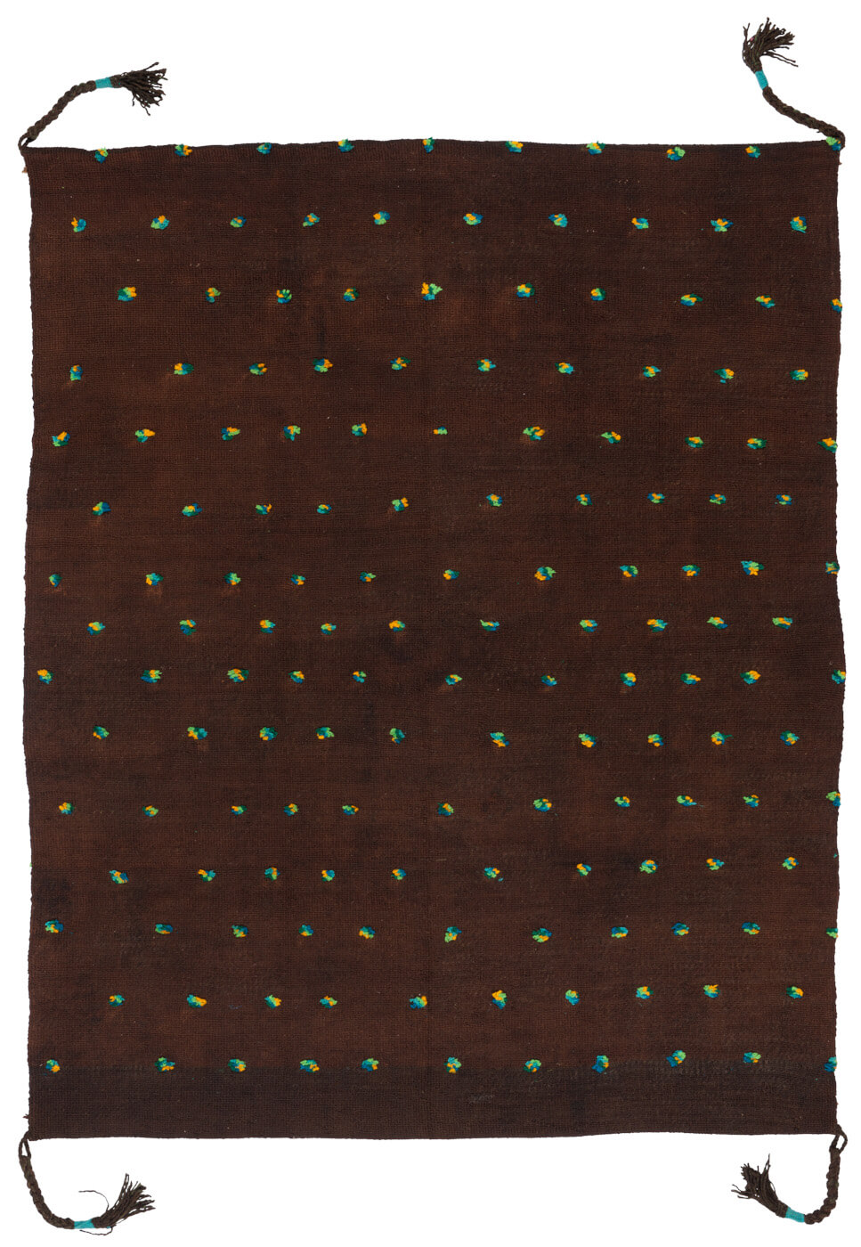 Tribal Hand-Woven Brown Rug