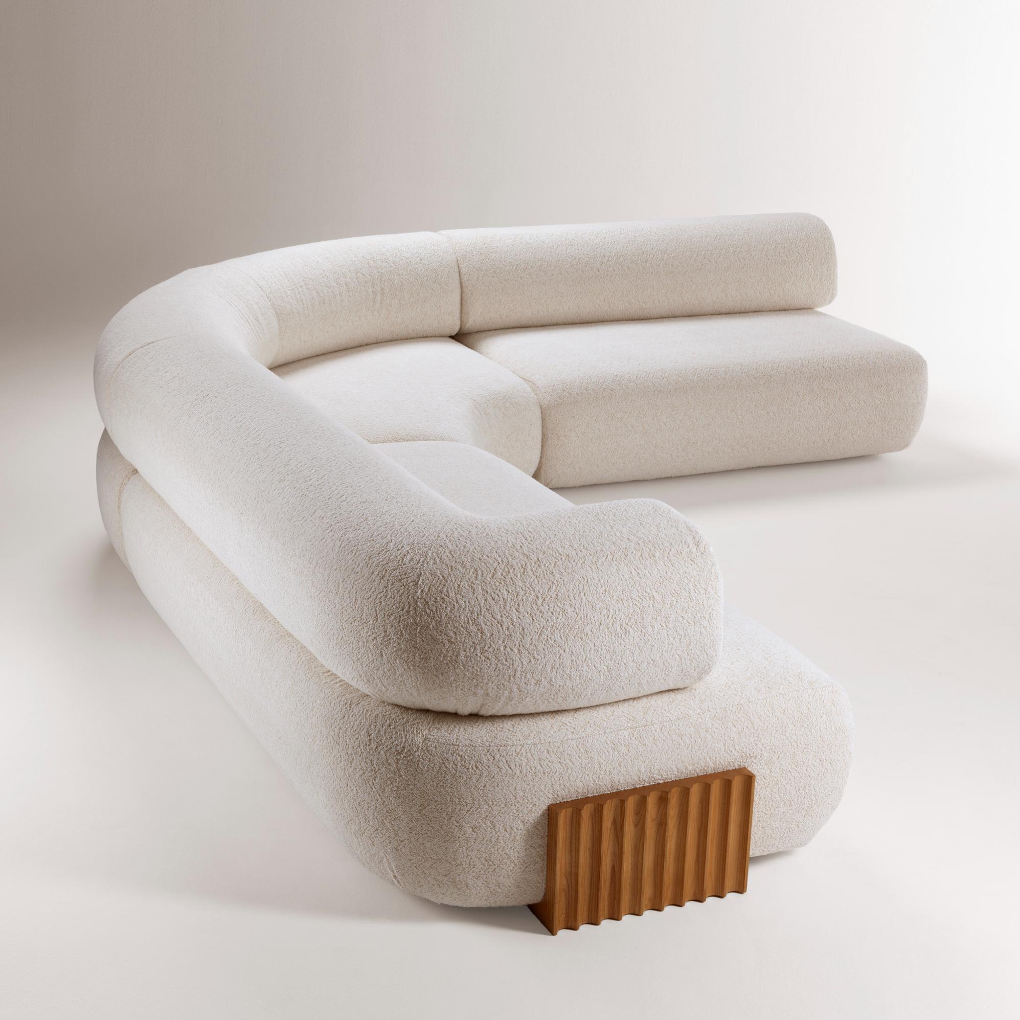 Carmel Wood Modular Sofa