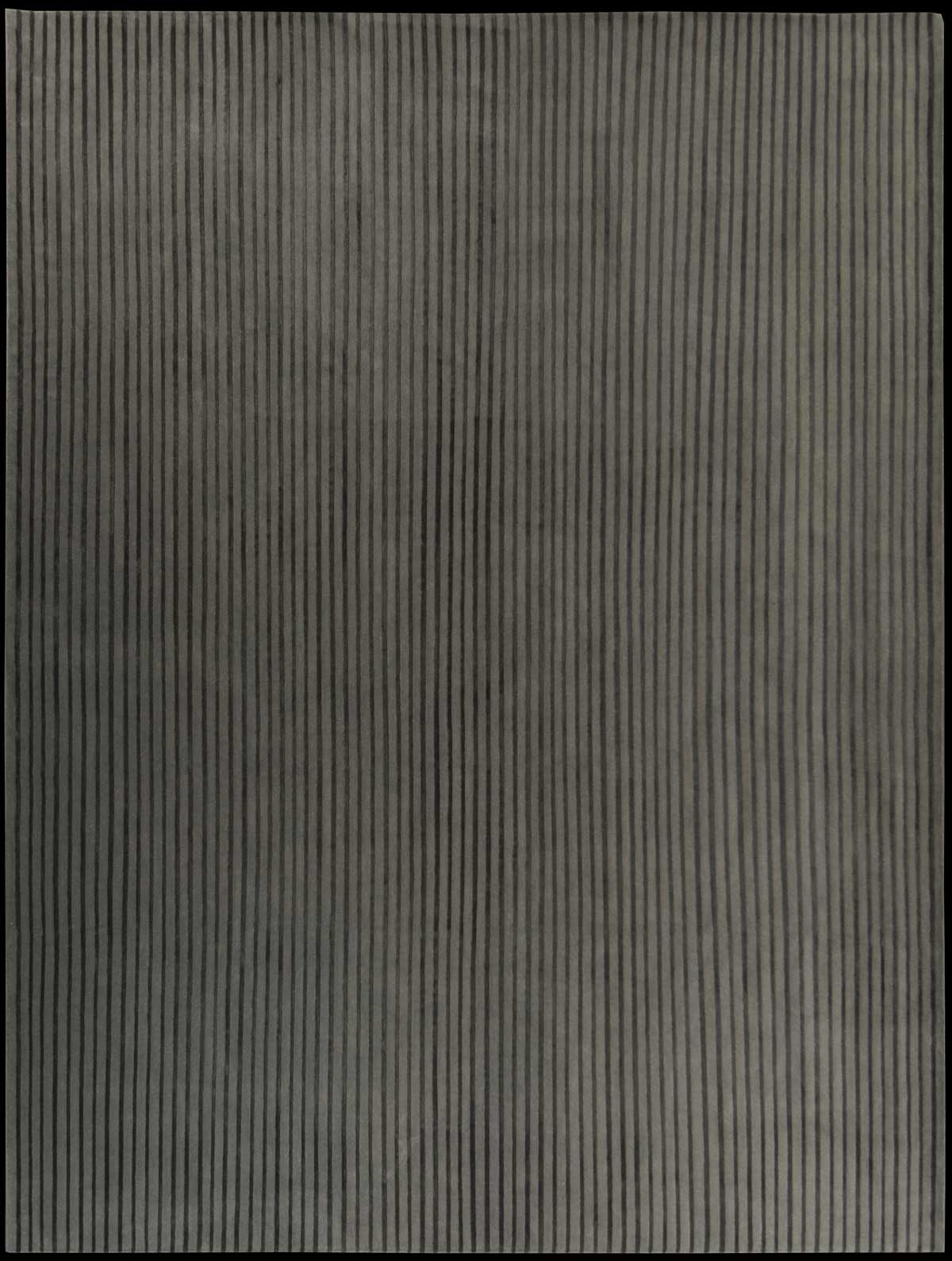 Noona Black Anthracite Handmade Rug | Size: 8' 2