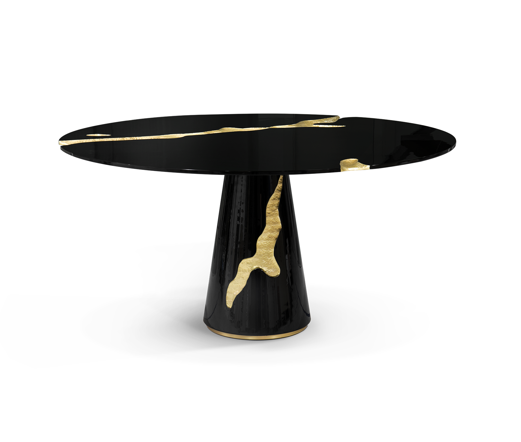Fissure Black Dining Table