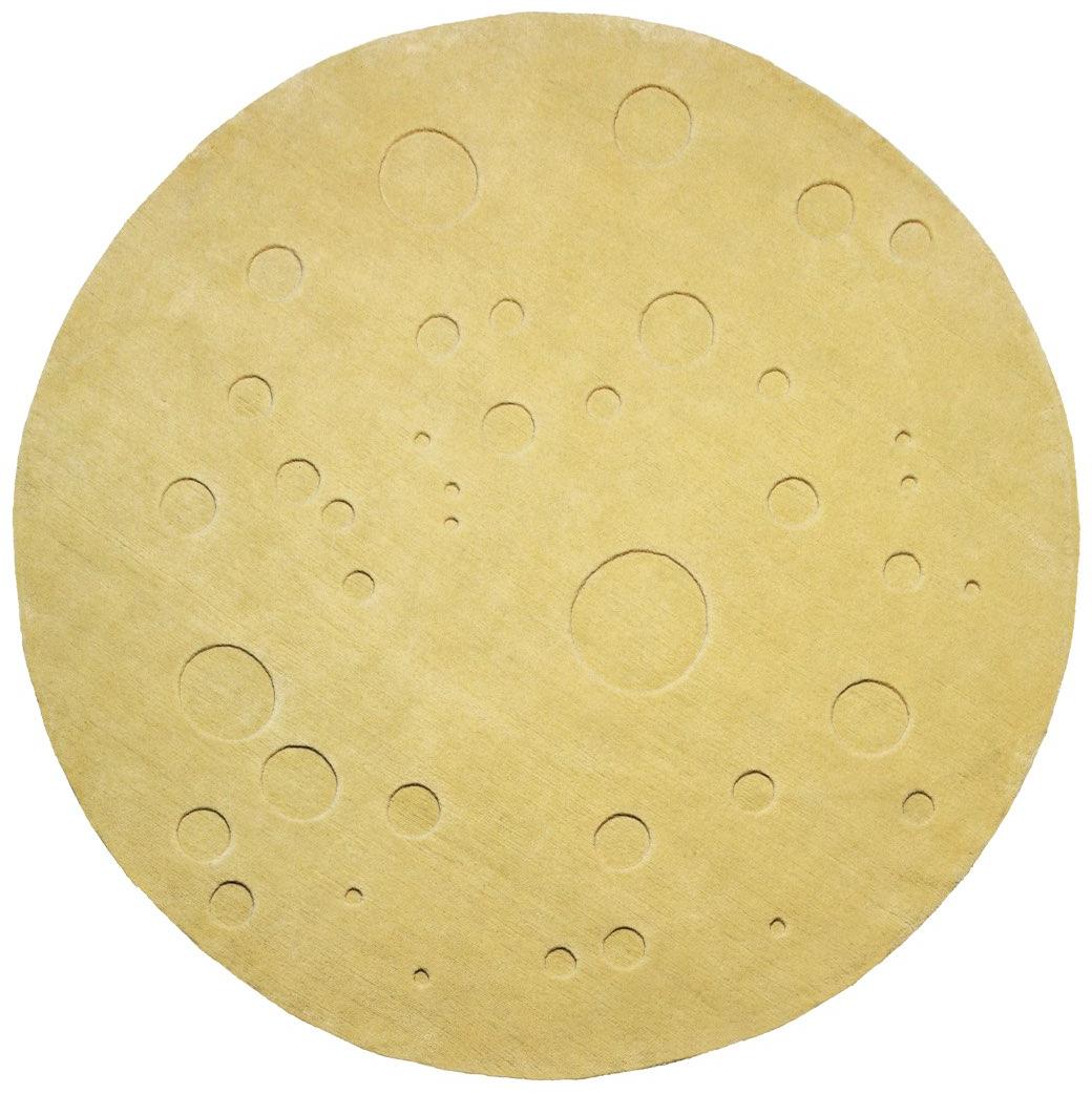 Moon Round Hand-Woven Rug