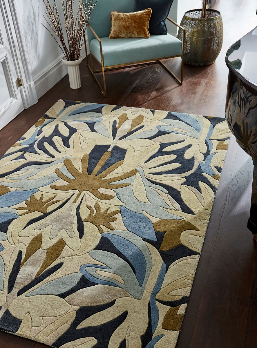 Melora Exhale / Gold Designer Rug