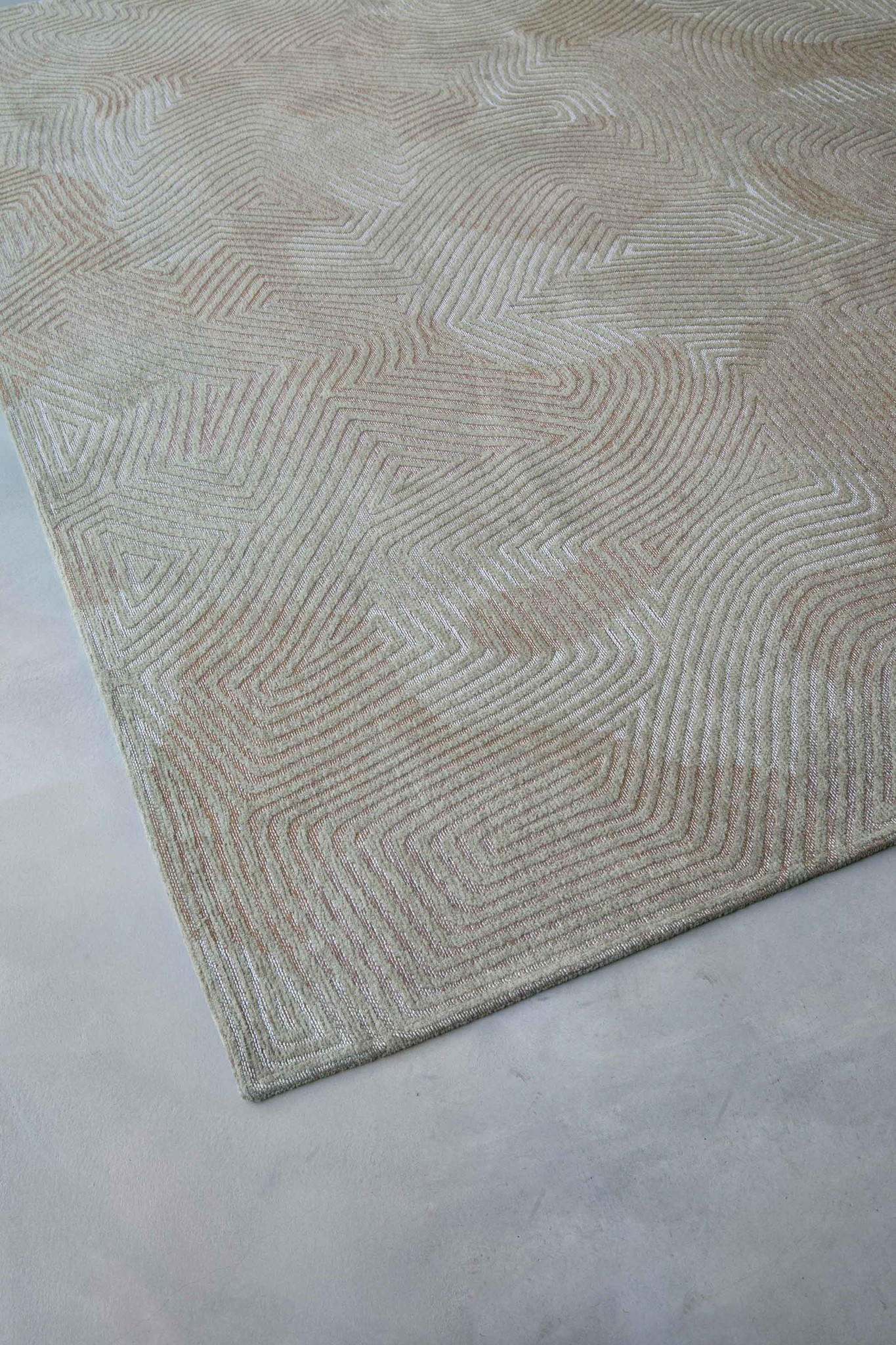 Beige Flatwoven Rug