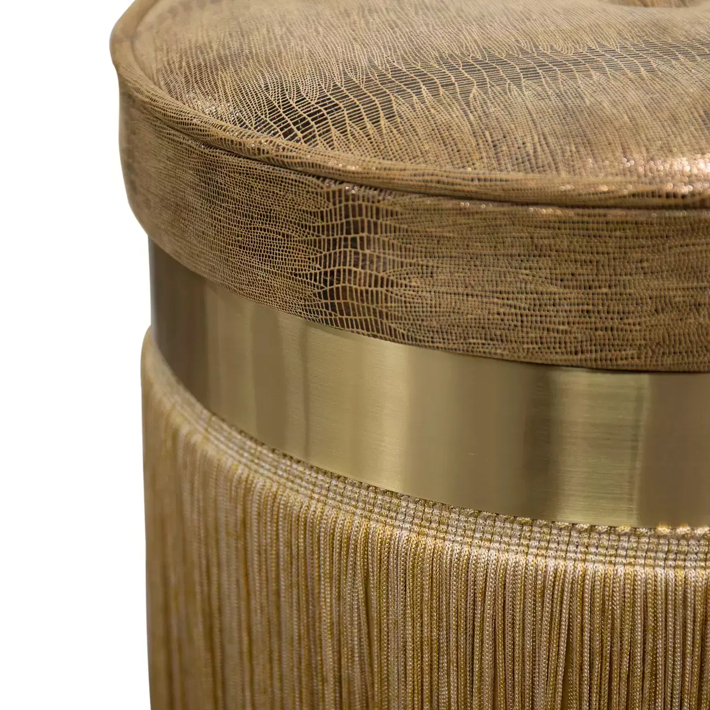 Isabella Leather Stool
