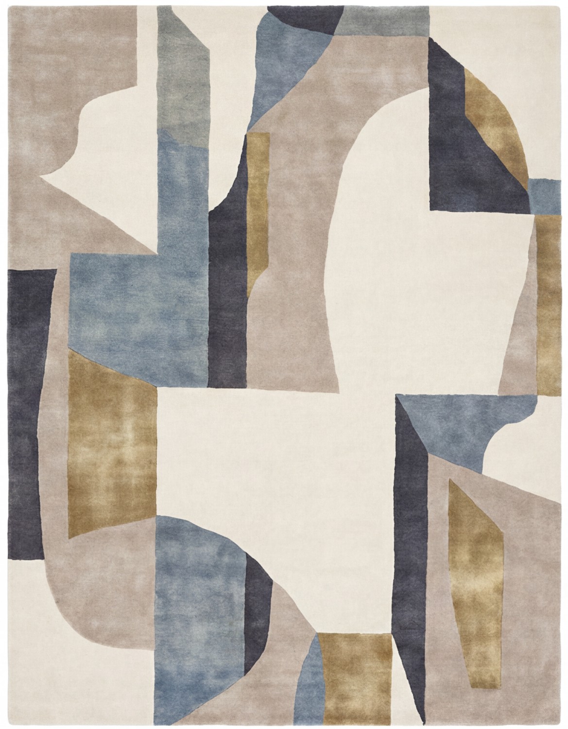 Crossed Forms Handcrafted Rug