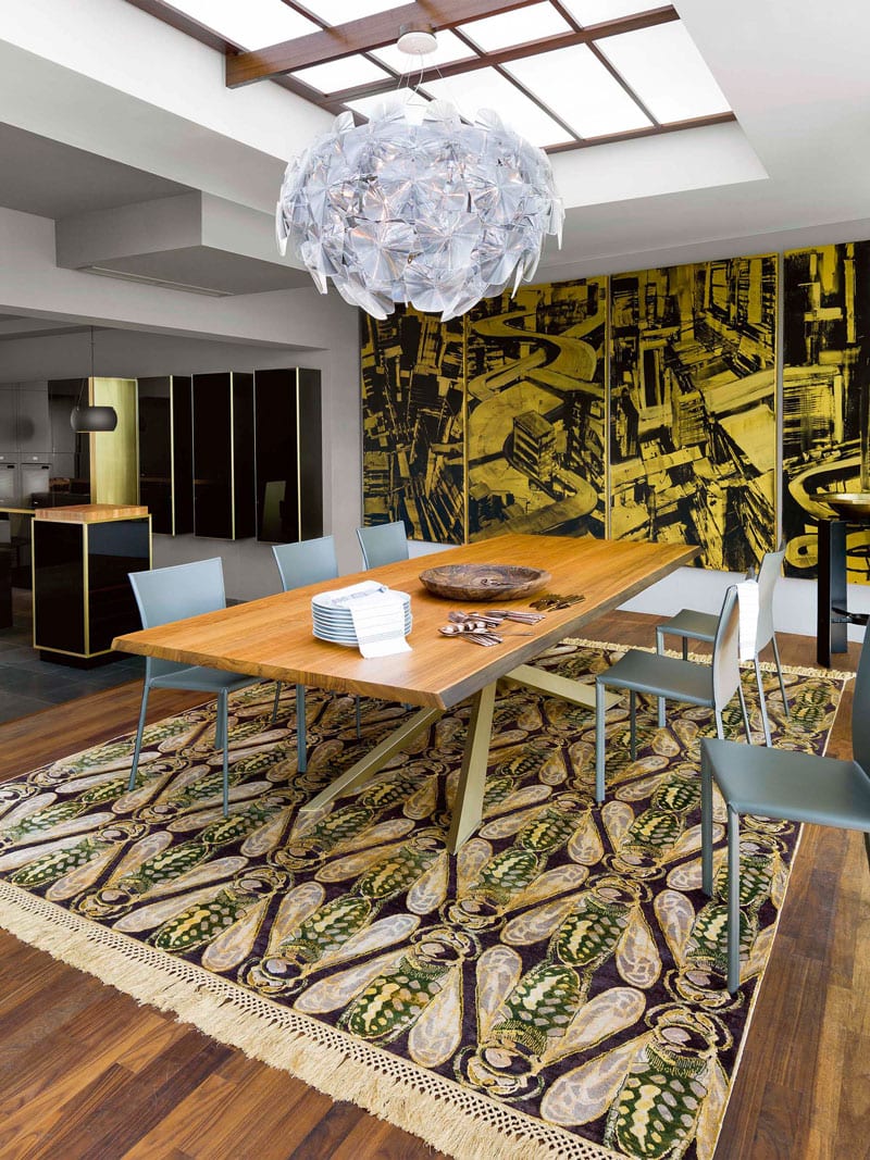 Honey Gold Hand-Woven Rug