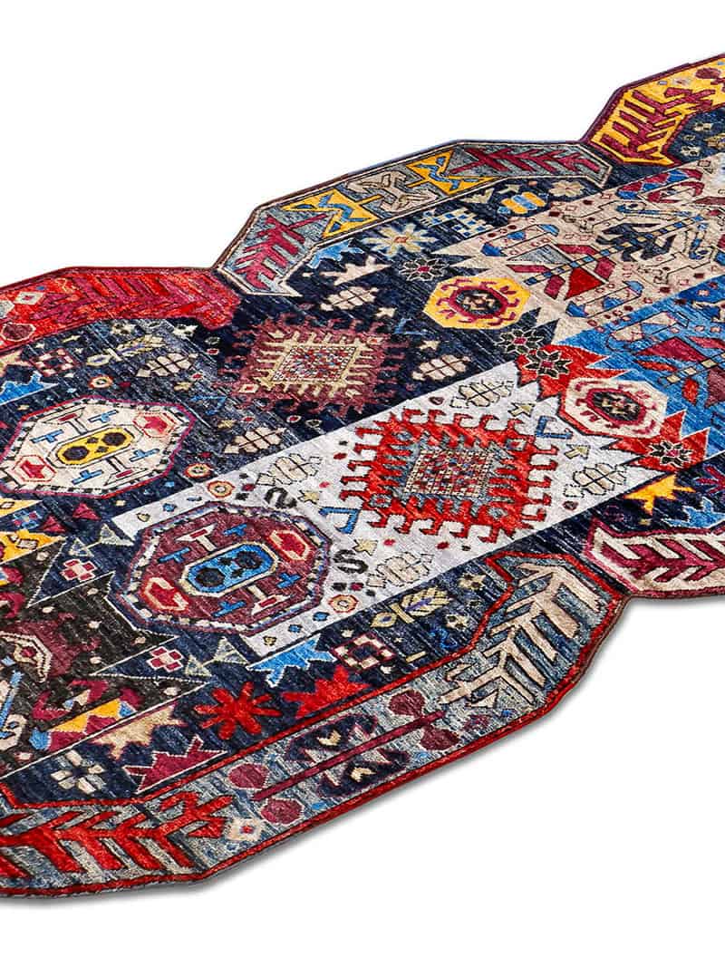 Multishape Hand-Woven Rug