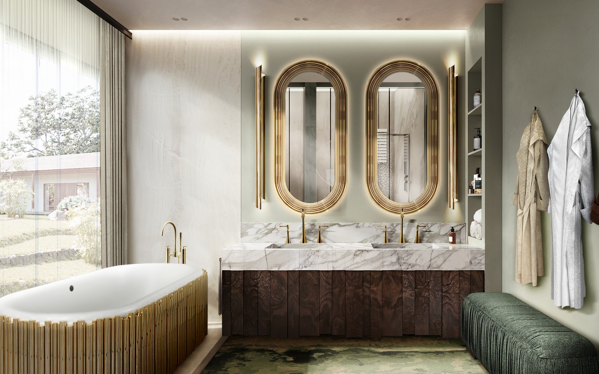 Geoglyph Vanity Cabinet