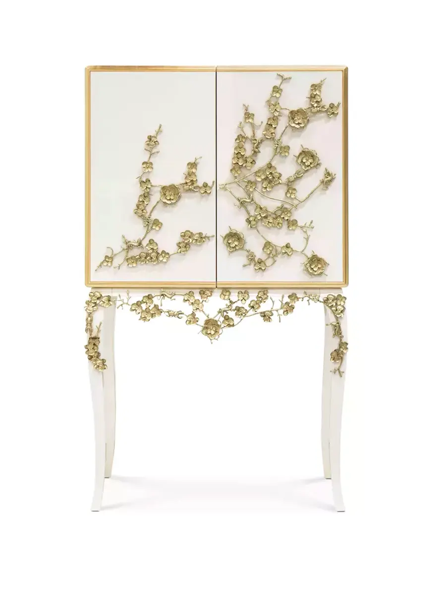 Mirage Lacquer Bar Cabinet