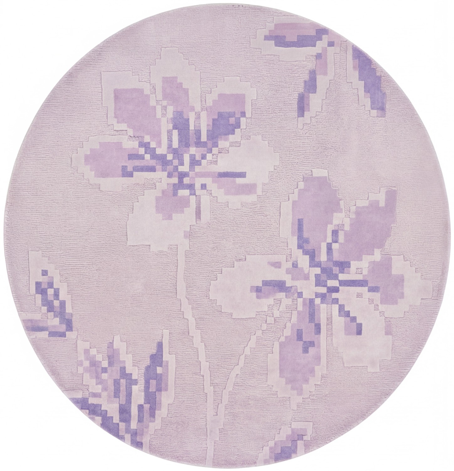 Lavender Bloom Handcrafted Rug