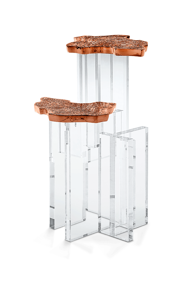 Vega Copper Side Table