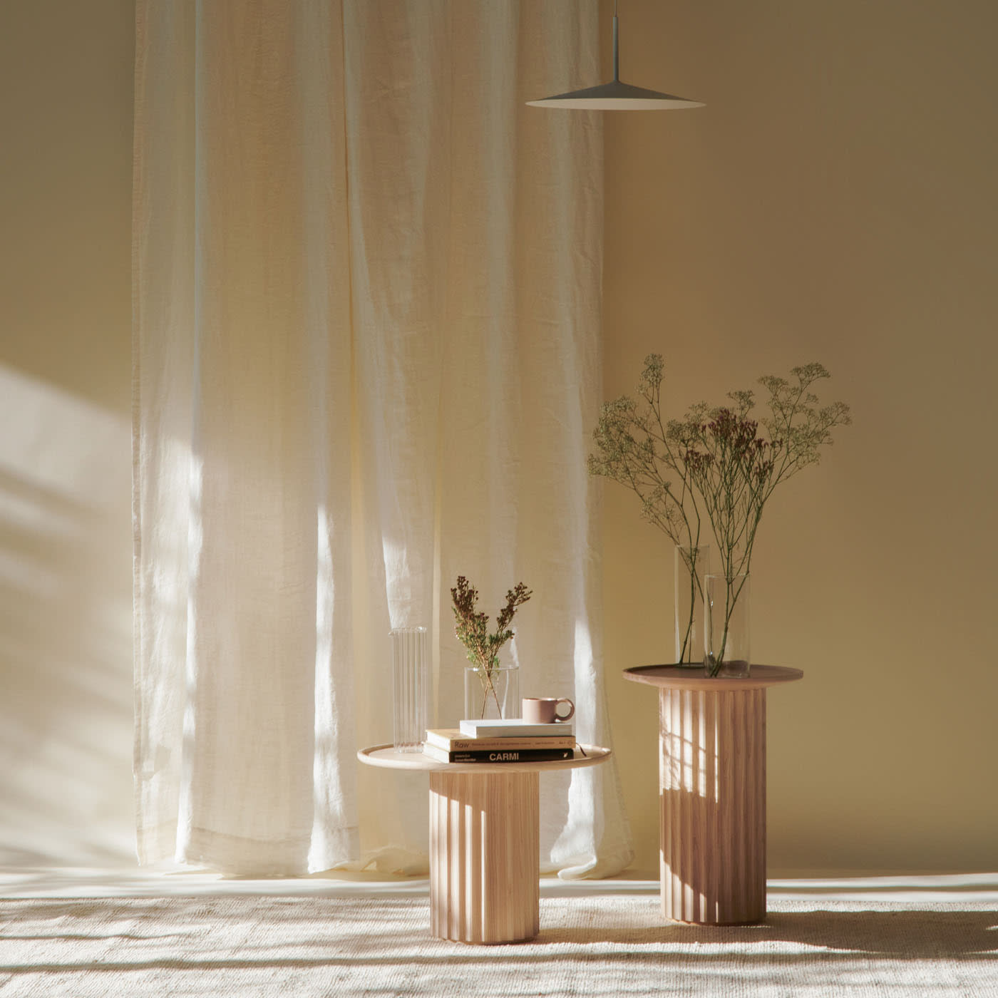 Capitello Natural Side Table