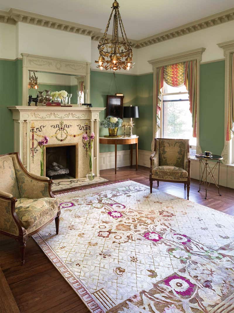 Floral Versus Luxury Handmade Rug