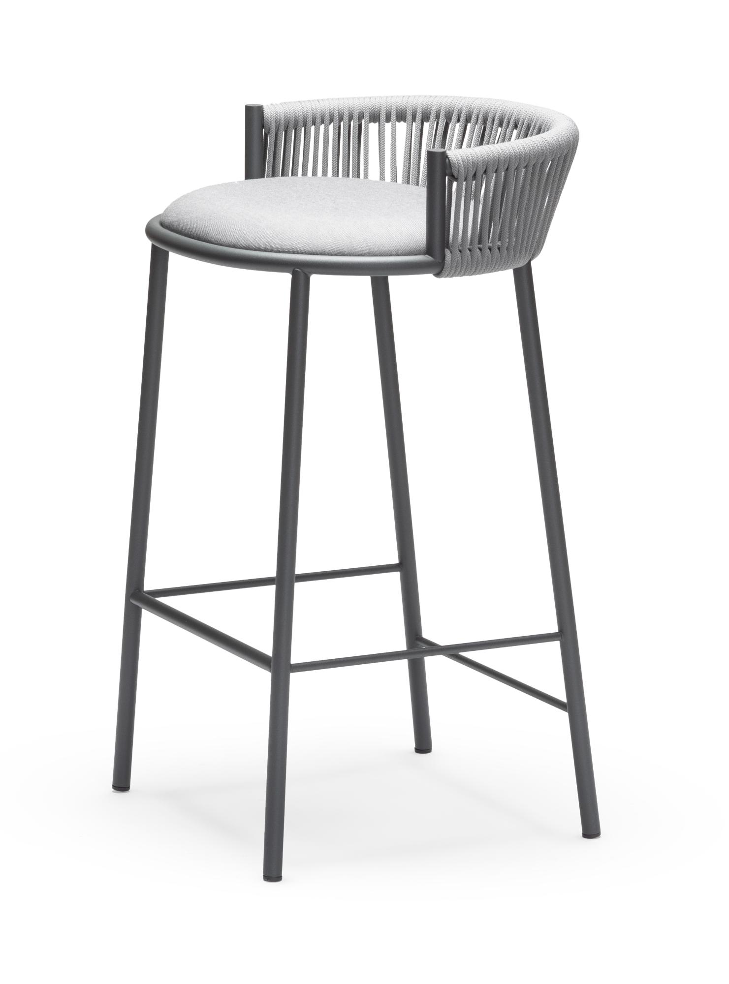 Millie SG-65 Gray Outdoor Bar Stool
