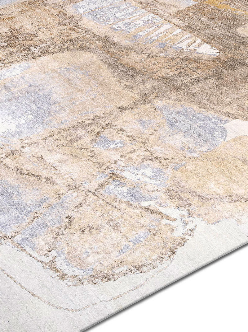 Silver Sand Hand Knotted Rug
