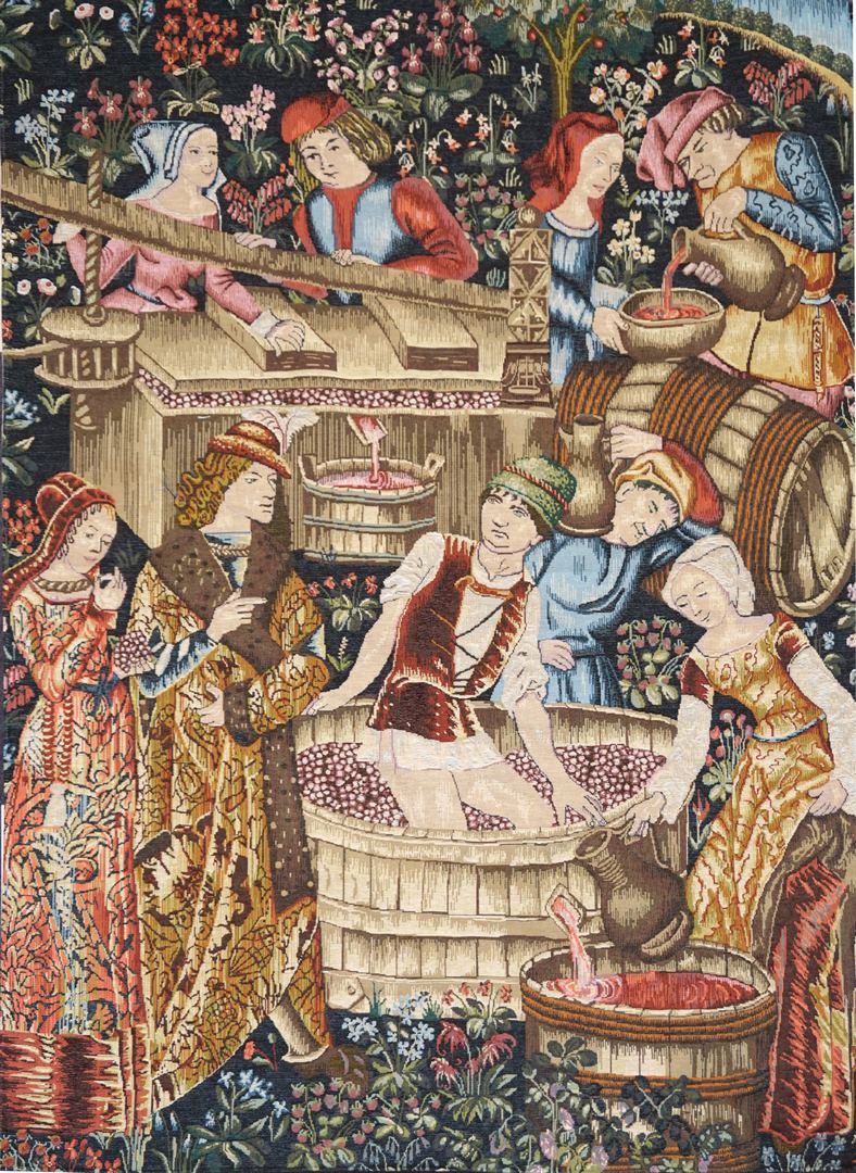 The Wine Press Vineyard Tapestry